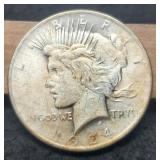 1924 Peace Dollar