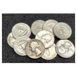 (10) Silver W. Quarters