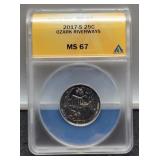 2017-S Slab Quarter "Ozark Riverways"