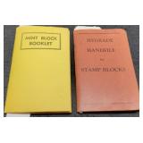 Lot w/ 2 Plate Block Stamp Books Dated