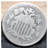 1867 Shield Nickel