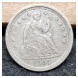 1857 Half Dime