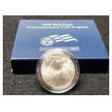 2008-S Unc. Half Dollar Clad "Bald Eagle" w/