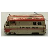 Tin Litho Armored Car Savings Bank