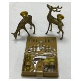 Candlesticks and Miniature Tool Set