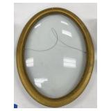 Oval Frame with Convex Glass