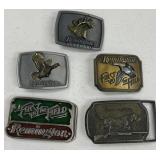 5 - Remington Belt Buckles