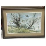 Framed Quail Print