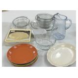 Water Pitcher and Dishes