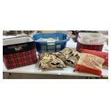 Baskets, Bed Sheets, Pillows & More