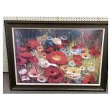 Framed Floral Wall Decor
