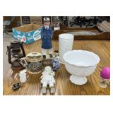 Milk Glass and Collectibles