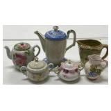 Tea Pitchers, Creamers, Sugar Bowls