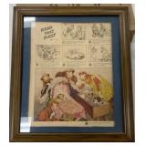 Framed Elsie the Cow Print