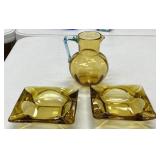 Large Ashtrays and Nice Pitcher