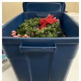 Tote Full of Christmas Decor