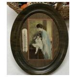 Framed Advertising Thermometer