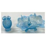 Blue Opalescent Glass