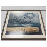 Framed Snow Geese Print