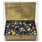Marbles in Metal Chocolate Tin