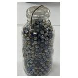 Jar of Iridescent Marbles