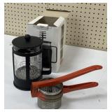 French Press & Ricer