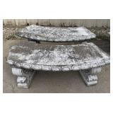 2 Concrete Benches