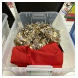 Tote Full of Christmas Decor