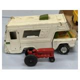 Nylint Camper & Small Diecast Tractor
