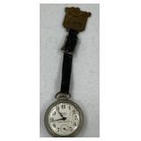Pocket Watch with Caterpillar Fob