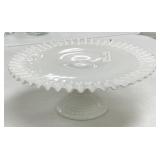 Fenton Milk Glass Cake Stand