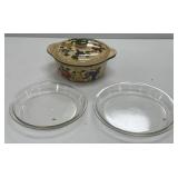 Casserole Dish, Pie Pans