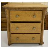 3 Drawer Side Table
