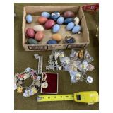 Eggs, Pins and Jewelry