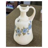 Hand Painted 9" Fenton Ewer