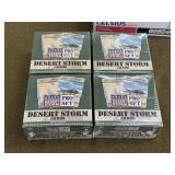 4 - Boxes Desert Storm Trading Cards