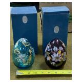 2 - Fenton Venetian Ostrich Eggs