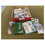 Pins, Magnets, Farm Tractors, Dice