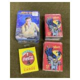 Collector Cards in Metal Tins