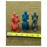 3 - Dog Figurines