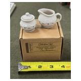 Longaberger Miniature Creamer/Sugar