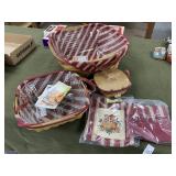 3 - Graduated Longaberger Baskets