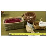 3 - Longaberger Baskets