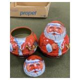 Collector Santa Tins