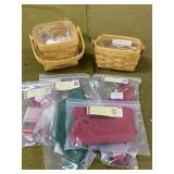 Longaberger Basket and Accessories