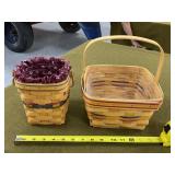 2 - Longaberger Baskets