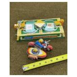 2 - Tin Litho Wind Up Toys