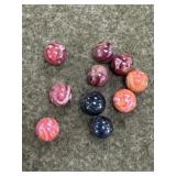 10 - Champion Agate Furnace Marbles