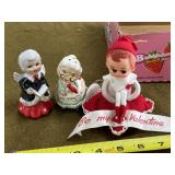 Ceramic Figurines & Valentine Doll