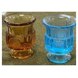 2 - Fostoria Coin Glass Toothpicks